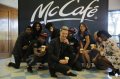 Danilo Enjoying McCafe With Fans 