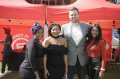 Nick Hamman Posing With Contestants 